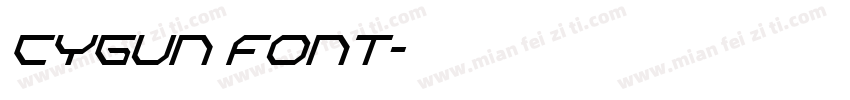 CYGUN font字体转换